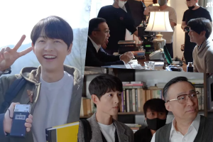 Song Joong Ki et Kim Kang Hoon montrent une grande chimie avec Lee Sung Min, leur grand-père à l'écran, sur le tournage de "Reborn Rich"