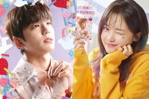 Kim Min Kyu et Go Bo Gyeol dégagent une adorable chimie fan d'idoles dans de nouvelles affiches "The Heavenly Idol"