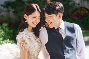 Yukika et Minhyuk de MAP6 forment un beau couple dans de nouvelles photos de mariage