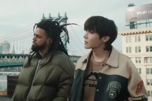 La nouvelle chanson de BTS J-Hope en collaboration avec J. Cole "On The Street" balaie les cartes iTunes + fait ses débuts sur la carte mondiale Spotify