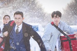Kim Joo Heon et Ko Sang Ho bravent une tempête de neige pour fournir une assistance médicale dans "Dr. Romantique 3”