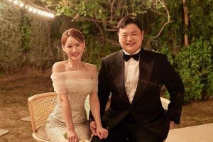 La chanteuse Amin partage de belles photos de son mariage avec l'acteur Go Kyu Pil