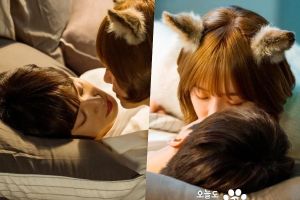 Cha Eun Woo et Park Gyu Young d'ASTRO sont sur le point de s'embrasser dans "A Good Day To Be A Dog"