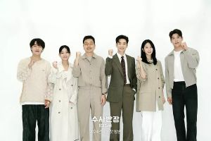Lee Je Hoon, Lee Dong Hwi, Seo Eun Soo et d'autres impressionnent lors de la lecture du scénario de "Chief Detective 1958"